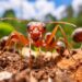 Ant Colony Rebuilds After Fire