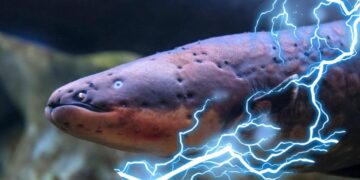 Electric Eel Powers Small Lamp